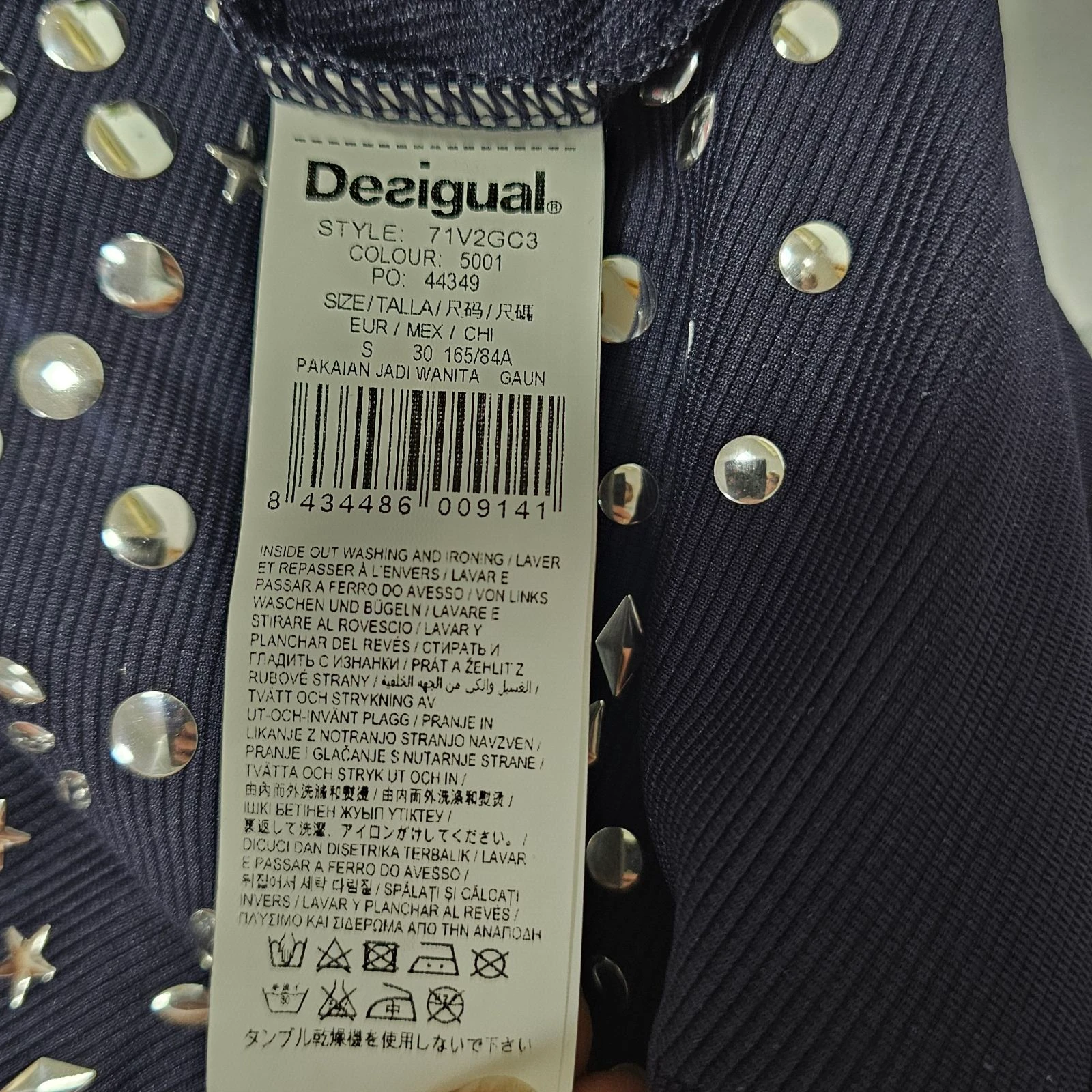 Marina blauw Desigual jurk – photo 5